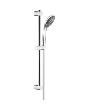 Ensemble de douche 3 jets - GROHE - Vitalio Joy 110 Massage - Flexible lisse - Systeme anti-torsion