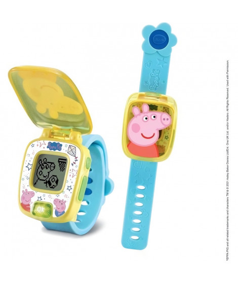 VTECH - PEPPA PIG - La Montre-Jeu Interactive de Peppa