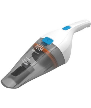 BLACK+DECKER - NVC115JL-QW - Dustbuster  - Aspirateur a main sans fil  8 AW - 3,6 V - 1,5 Ah - 325 ml - Chargeur par prise Jack