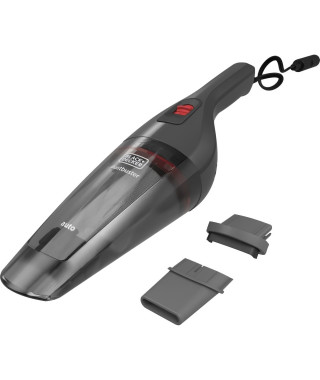 BLACK+DECKER - NVB12AV-XJ - Dustbuster Auto 12V - Aspirateur a main filaire - Spécial voiture - Branchement allume-cigare