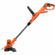 BLACK+DECKER Coupe-Bordures Filaire 450W BESTA525-QS Coupe-Bordures Electrique 25 cm avec 2 Poignées