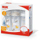 NUK Coffret biberons FC+ - Temperature Control - 3 biberons + 2 tétines