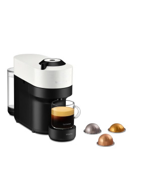 Machine a café KRUPS NESPRESSO VERTUO POP Blanche Cafetiere a capsules Espresso YY4889FD