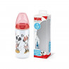 NUK Biberon FC+ Minnie - Temperature Control - En silicone - 300 ml - 6-18 mois