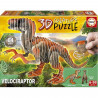 EDUCA - Velociraptor  3D Creature Puzzle