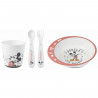 NUK Coffret vaisselle micro-ondable Mickey - Assiette + couverts + gobelet