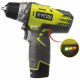 RYOBI Perceuse-visseuse 12V + 2 batteries 2,0 Ah + chargeur + sac de transport R12DD-220S