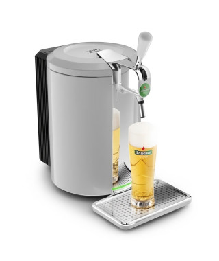 KRUPS Beertender Compact Machine a biere pression, Compatible fûts de 5L, Température parfaite, Biere fraîche et mousseuse VB…