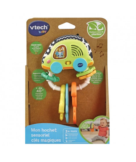 Hochet Sensoriel Clés Magiques Vtech Baby en bioplastique