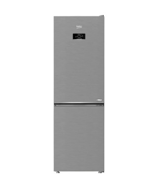 Réfrigérateur Combiné BEKO - B3RCNE364HXB - 316 litres - L66 cm - Métal Brossé- 37 dB