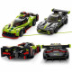 LEGO 76910 Speed Champions Aston Martin Valkyrie AMR Pro & Vantage GT3, 2 Modeles de Voitures de Course, Jouet Pour Enfants