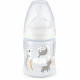 NUK Biberon Serenity+ - Col large - Contrôle de température - 150 ml - 0-6 mois - Koala