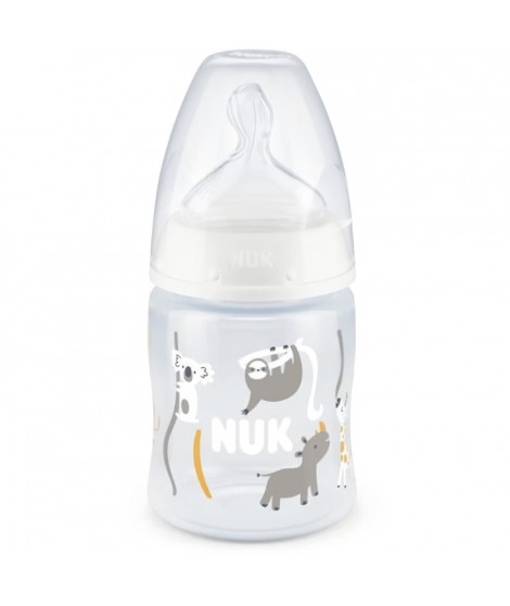 NUK Biberon Serenity+ - Col large - Contrôle de température - 150 ml - 0-6 mois - Koala