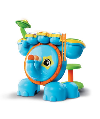 VTECH BABY - Jungle Rock - Batterie Eléphant - Jouet Musical Enfant - Emballage Recyclable