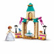 LEGO 43198 Disney La Cour du Château d'Anna, Jouet de Construction pour Enfants avec Mini-Poupée Reine des Neiges 2 et Robe D…