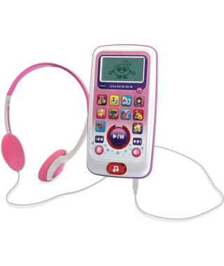 Baladeur musical éducatif VTECH V.Pod Kid Do, Ré, Mi rose - Pour enfants de 3 a 6 ans