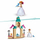 LEGO 43198 Disney La Cour du Château d'Anna, Jouet de Construction pour Enfants avec Mini-Poupée Reine des Neiges 2 et Robe D…