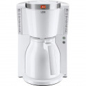 MELITTA 1011-11 Cafetiere Look IV Therm Selection 1011-11 Blanc/Acier Brossé