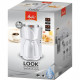 MELITTA 1011-11 Cafetiere Look IV Therm Selection 1011-11 Blanc/Acier Brossé