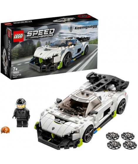 LEGO 76900 Speed Champions Koenigsegg Jesko Jouet voiture de course pour enfants avec mini figurine de pilote en combinaison