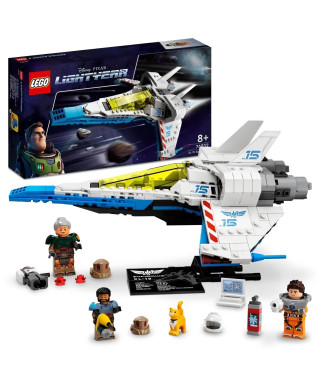 LEGO 76832 Buzz l'Éclair de Disney et Pixar Le Vaisseau Spatial XL-15, Vaisseau Spatial, avec 3 Minifigurines, des 8 Ans