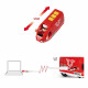 Train de Voyageur Rechargeable BRIO - Circuit de train en bois - Ravensburger - Rouge - Mixte des 3 ans