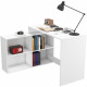 Chambre complete enfant Lila - Lit + bureau + dressing - Blanc - DEMEYERE