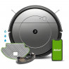 iRobot Roomba Combo R113840 - Aspirateur robot 2 en 1 - Home Base - 3 modes de lavage - Bac 450ml - Réservoir d'eau 300 ml