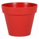 EDA Pot de fleur rond Toscane - Ø 30 x H 26 cm - 10 L - Rouge rubis