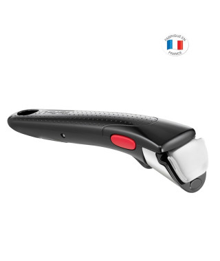 TEFAL INGENIO L9863302 Poignée amovible noire, Verrouillage 3 points de sécurité, Garantie 10 ans, Fabriquée en France L9863302