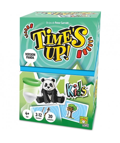 Repos Production | Time's Up! : Kids - Version Panda | Jeu de société | a partir de 4 ans | 2 a 12 joueurs | 20 minutes