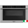 HOTPOINT MH 400 IX - Micro-ondes combiné encastrable inox anti-trace - 22L - 750 W - Grill 700 W