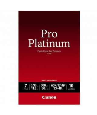 CANON Papier photo A3 PT-101 Pro platinum 300gr 10 feuilles