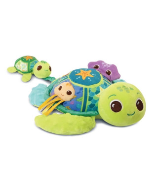 VTECH BABY - Play Green - Juju, Maman Tortue - Éveil des Sens (Bouteilles Plastique Recyclées)