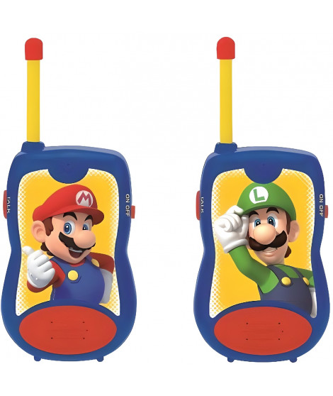 Talkies-Walkies Super Mario portée 120m - LEXIBOOK