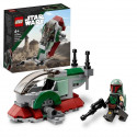 LEGO Star Wars 75344 Le Vaisseau de Boba Fett Microfighter, Véhicule avec Figurines, Le Mandalorien