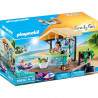 PLAYMOBIL - 70612 - Bar flottant et vacanciers - Accessoires inclus - Pour enfants a partir de 4 ans