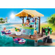 PLAYMOBIL - 70612 - Bar flottant et vacanciers - Accessoires inclus - Pour enfants a partir de 4 ans