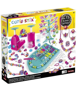 Cutie Stix - Atelier Bijoux De Créateur - Activités Artistiques - Création de Bijoux - Des 6 ans - Lansay