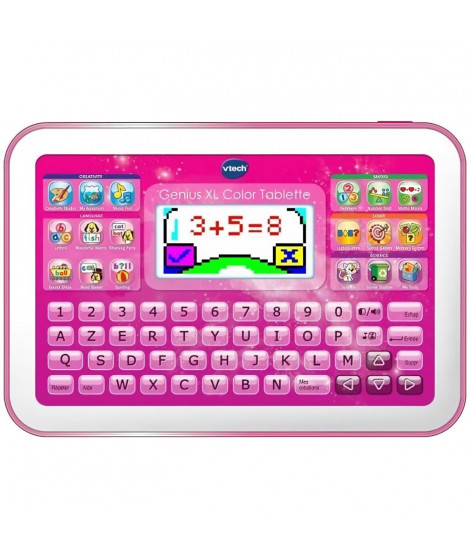 VTECH - Genius XL Color - Tablette Éducative Enfant - Rose