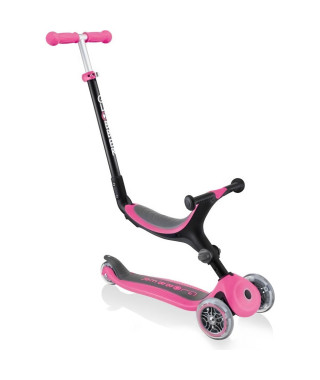 GLOBBER Trottinette Enfant pliable GO Up - Rose