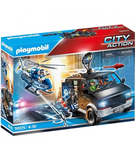 PLAYMOBIL - 70575 - City Action - Camion de bandits et policier