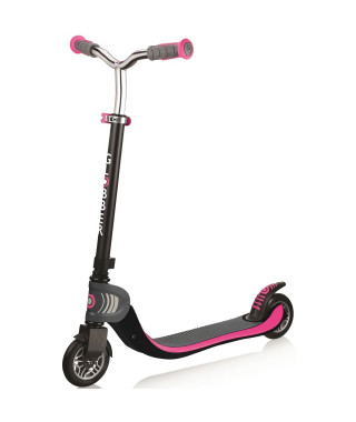 Globber - Trottinette Flow 125 Foldable - Enfant - Noir et rose