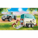 PLAYMOBIL - 70511 - Voiture et van pour poney - Country - Multicolore - 44 pieces