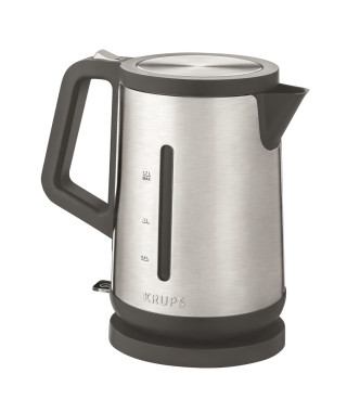 KRUPS Bouilloire électrique sans fil inox, 2400 W, Capacité 7 L, Ouverture assistée du couvercle Control Line BW442D10