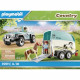 PLAYMOBIL - 70511 - Voiture et van pour poney - Country - Multicolore - 44 pieces