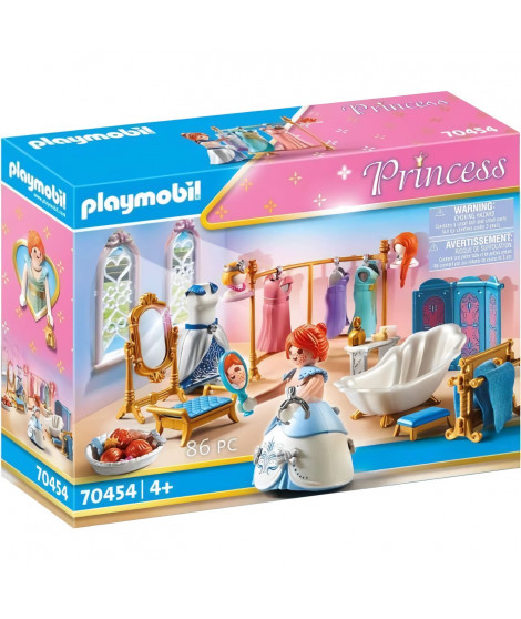 Playmobil - Salle de bain royale avec dressing - Princess 70454 - Multicolore - 86 pieces