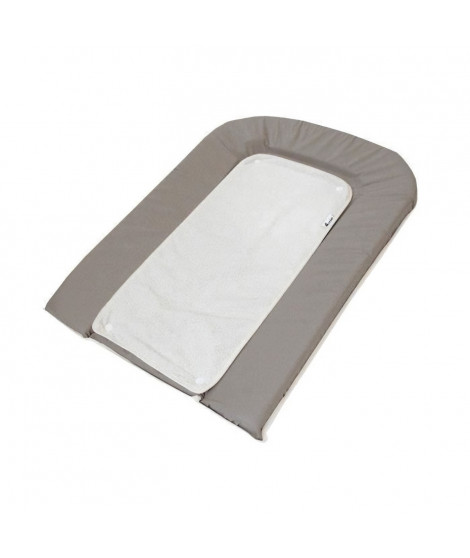 Candide Matelas a Langer Gris + 1 Eponge Pressionnée