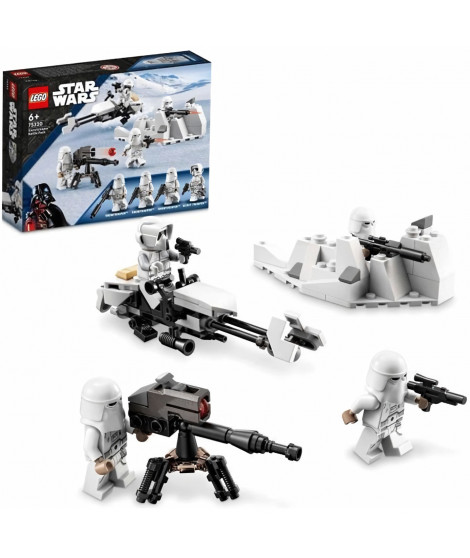 Jeu de construction LEGO Star Wars - Pack de combat Snowtrooper 75320 - 4 figurines incluses