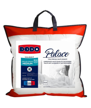 DODO Oreiller Percale Anti-Acariens PALACE - 65 x 65 cm